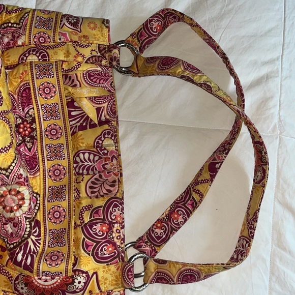 Vera Bradley purse Silver rings Great condition 9x14x6 - Picture 9 of 9